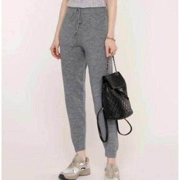 EUC Heartloom grey trackpants with ribbed elastic waistband, M - Picture 2 of 7